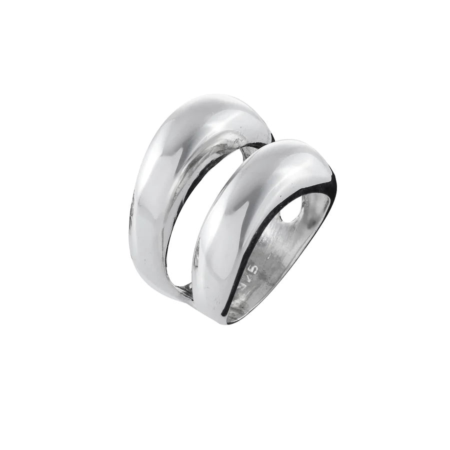 CHUNKY DOUBLE BAND RING