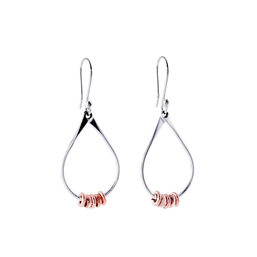 COPPER RING EARRINGS