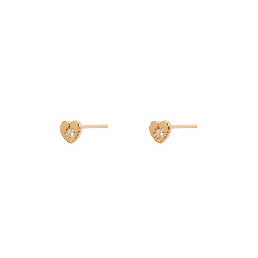 BABY BELLA HEART STUDS
