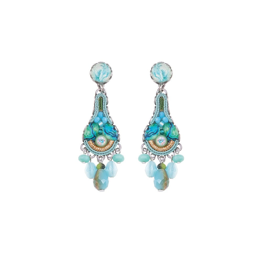 CLEAR WATER, HAZE EARRINGS