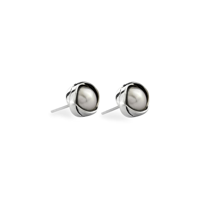 PEARL KNOT STUDS
