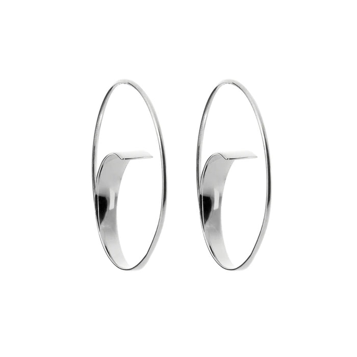 CURLY HOOP EARRINGS
